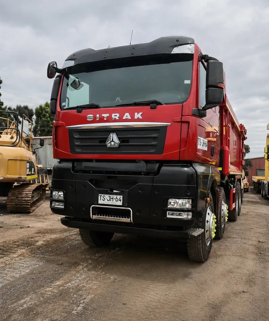 Camión tolva Maxservicios para transporte de áridos y material a granel